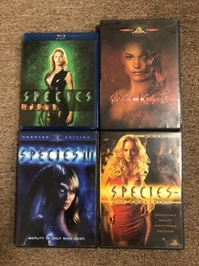 Species Collection (Species- BluRay & Species 2, 3, Awakening- DVD) Henstridge - Picture 1 of 5