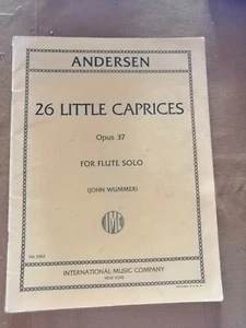 Andersen, 26 little caprices opus 37 for flute solo Noten FLÖTE - Bild 1 von 1