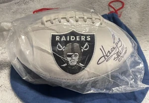 Howie Long Super Bowl XVlll Champ signiert Football Los Angeles Raiders Fanatics - Bild 1 von 8