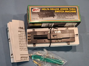 Atlas- HO/N Scale Deluxe Under Table Switch Machine - Item #66 - NEW - Picture 1 of 6