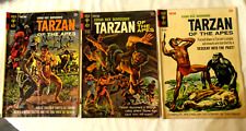 Tarzan Comic Books #151 #152 #154 Lot of 3 Gold Key 1965
