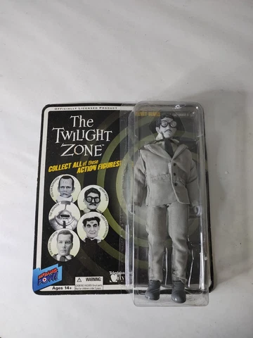 Twilight Zone Episode 8 Time Enough At Last Henry Bemis Figure New box dmg Cover