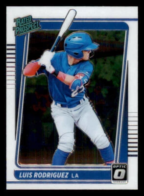 2021 Donruss Optic Rated Prospects #18 Luis Rodriguez - Image 1 of 2