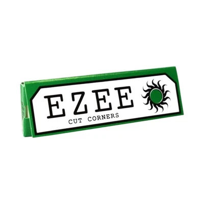 Ezee Green Regular Size Rolling Papers | Classic Medium Weight Cigarette Papers