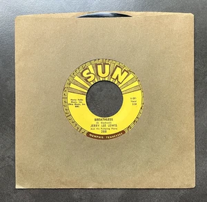 7" Jerry Lee Lewis - Breathless / Down The Line - US SUN Records 288 - Picture 1 of 1
