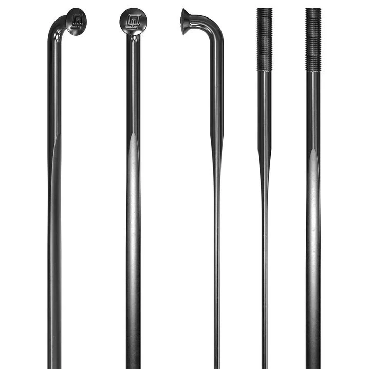 Radios de bicicleta DT Swiss Aerolite Bladed 296 mm Aero - acero inoxidable ligero Foto 1 de 1