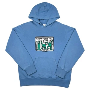 UT Keith Haring Hoodie Uniqlo Kuyakusho Street Tokyo Pop Art Herren Medium Blau - Bild 1 von 9