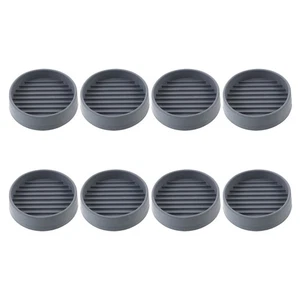 8pcs Non Slip Furniture Grippers: 2 Inch Round Rubber Furniture Coasters - Anti - Picture 1 of 20