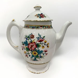 Coalport Ming Rose Kaffeekanne und Deckel 5 Tassen - Bild 1 von 7