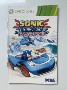 Xbox 360 MANUAL ONLY Sonic & All Stars Racing Transformed *NO GAME/NO BOX*(M107) - Picture 1 of 2