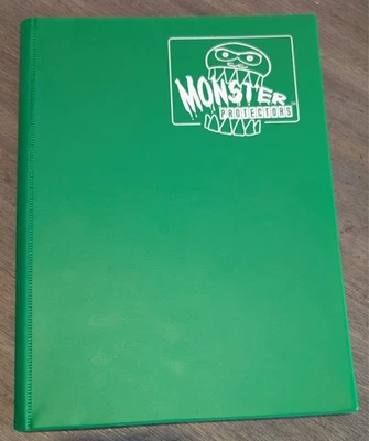 Carpeta - 9 bolsillos carga lateral mate - verde esmeralda - Monster Protectors Storag Foto 1 de 3