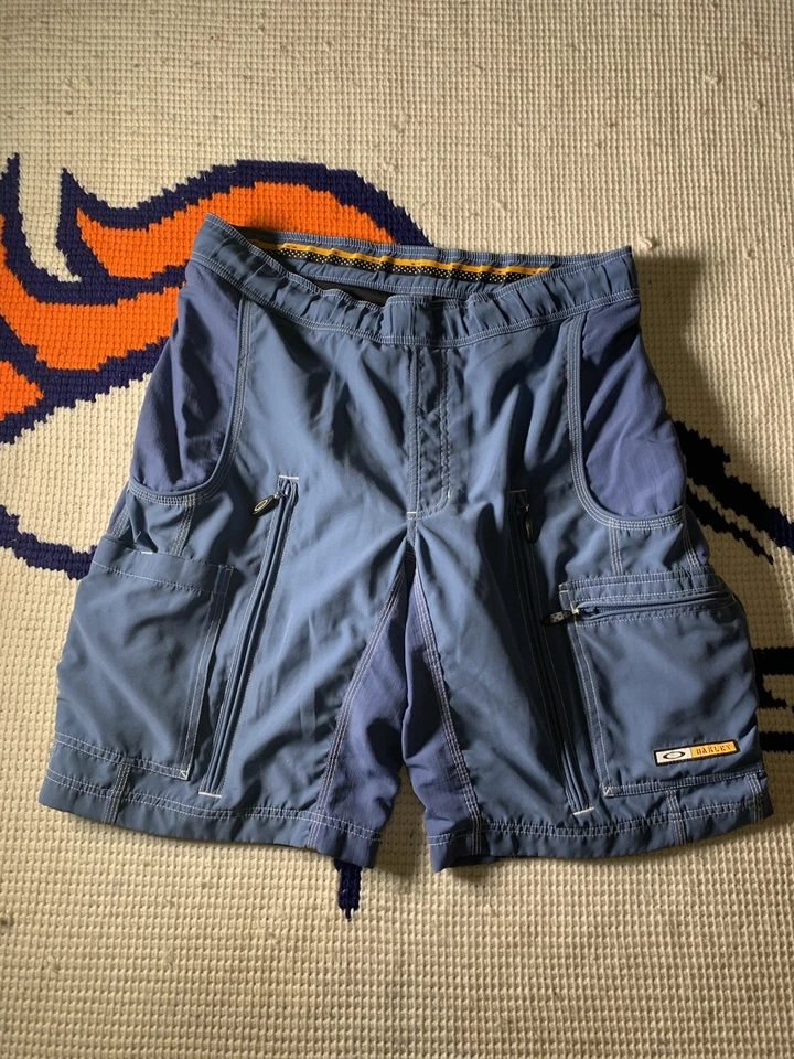 Pantalones Cortos Carga Oakley Software De Colección Azul Ciclismo Bolsillos Acolchados Para Hombres ¡¡¡¡¡¡¡¡¡¡¡¡¡! Foto 1 de 4