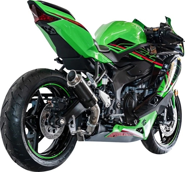 Silenciador sin cordones Hotbodies Growler CF/SS para Kawasaki Ninja ZX-4RR 2023 Foto 1 de 1
