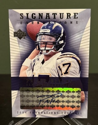 2004 Philip Rivers Upper Deck Signature Foundations RC Auto - Image 1 of 2