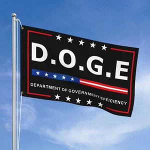 DOGE Flag D.O.G.E. Department of Government Efficiency 3x5FT Flags Tapestry w... - Picture 1 of 7