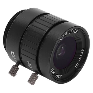 CS Mount 3MP Lens 8mm Length Manual Aperture Fixed Focus For Surveilla NEW - Imagen 1 de 12