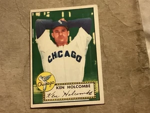 Ken Holcombe 1952 Topps #95 Medias Blancas de Chicago - Casi Como Nuevo - Grandes Esquinas - - Imagen 1 de 2