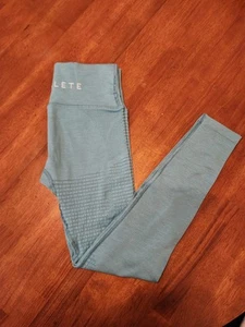Alphalete Aero Seamless Compression Leggings Medium Light Gray Teal - Bild 1 von 6