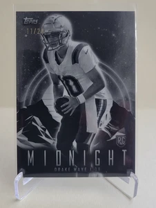 2024 TOPPS MIDNIGHT DRAKE MAYE ROOKIE EQUINOX 62 Ser #11/20 NEW ENGLAND PATRIOTS - Picture 1 of 2
