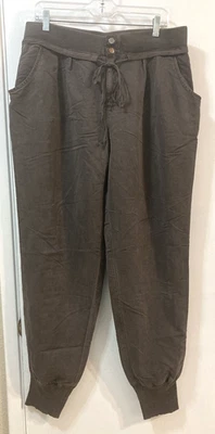 THREADS By Saks Fifth Avenue 休闲慢跑裤棕色弹性腰袋 14 — 第 1/4 张图片