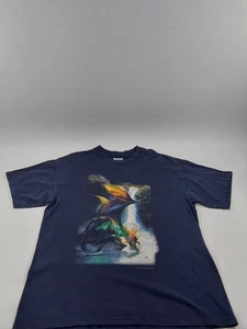 Camicia uomo vintage Y2k Boris Vallejo Fantasy Dragon taglia L - Foto 1 di 5