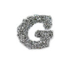 Self Adhesive Glitter Diamante Alphabet A-Z Letters Stickers Silver