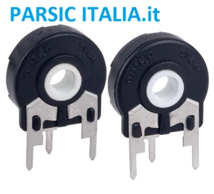 TRIMMER 2K2 PT15 2,2KΩ PIHER MONT. VERTICALE REGOL. ORIZZ Ø 15x6mm ( = 10 PEZZI) - Bild 1 von 4