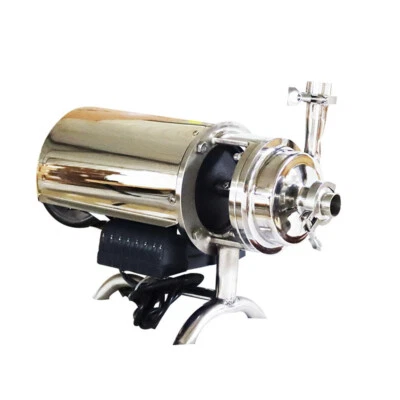 3T/h Centrifugal Pump Sanitary Beverage Food Grade Noise Reduction Stainless110V - Image 1 of 4