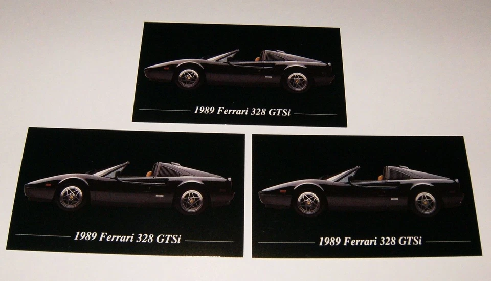 ★★3-1989 FERRARI 328 GTSI ФОТО МАГНИТЫ GTS 89 88 87 86 85 GT SI GTS I★★ - Изображение 1 из 1