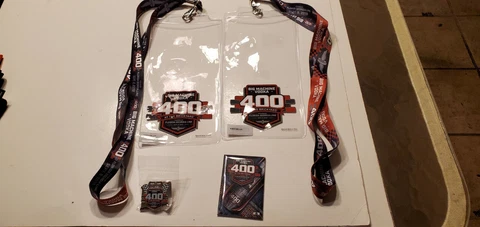 2019 Brickyard 400 Nascar bundle lot 2 ticket lanyards, pin, magnet Cover