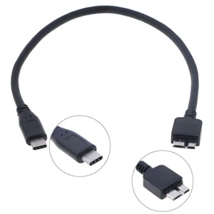USB c to micro usb cable type c to micro b cable for hdd hard disk 30cm YU - Zdjęcie 1 z 9