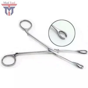 BODY PIERCING Forceps Kit Hemostat SPONGE CLAMP 7" Straight New - Picture 1 of 3