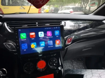 Autoradio 9" Android 13 CarPlay Navi GPS per Citroen C3 II DS3 2009-2016 - Immagine 1 di 4