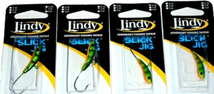 Lindy Tackle  3/16 & 1/4  Slick Ice Jigs  (Lot of 4-SJ3161/4-1) - Picture 1 of 1