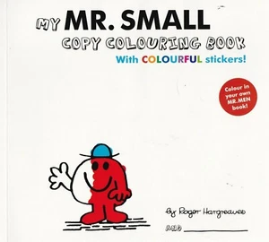 Mr Small Copy Colouring Book with stickers NEW Mr Men Book - Picture 1 of 2