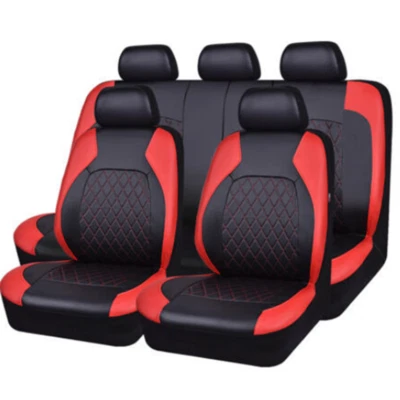 Fundas de asiento de coche de cuero PU impermeables protectores de automóvil accesorios interiores Foto 1 de 4