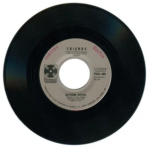 Philippines ELTON JOHN Friends / Honey Roll 45 rpm Vinyl Record - Picture 1 of 2
