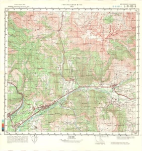 Mapa topográfico militar soviético ruso - VEYNES (Francia, Altos Alpes), ed. 1989 - Imagen 1 de 7