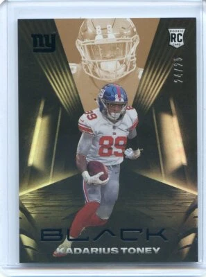 2021 Panini Black KADARIUS TONEY RC Rookie Copper Parallel No 114 #24/25 GIANTS - Image 1 of 2