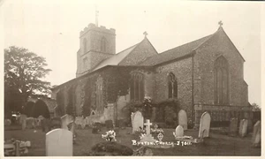 St Andrews Buxton Church & Graveyard Buxton England RPPC Real Photo UDB Postcard - Picture 1 of 2