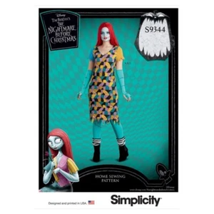 Simplicity Sewing Pattern S9344 Misses' Sally Costume and Mask Halloween - Picture 1 of 2