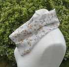 Cowl/snood Scarf in Liberty Tana Lawn bikes taxi boat flowers yellow multi ivory