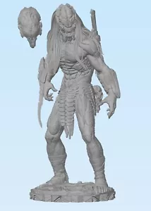 Predator - Feral Predator - PREY Skull Hunter Resin Model / Figure / Statue - Picture 1 of 8