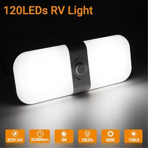 Lámpara de techo LED 12V y 24V para autocaravana lámpara interior botones regulables continuos - Imagen 1 de 9