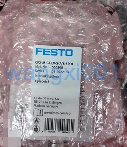1PZ NUOVO MODULO FESTO CPX-M-GE-EV-S-7/8-5POL 550208 DHL Consegna veloce - Foto 1 di 4