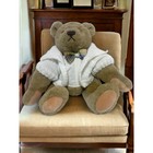 Gund Teddy Bear Plush 12" Tall With Bow Tie and Sweater