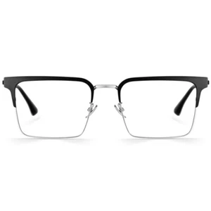 Marco de titanio de gran tamaño para gafas de cejas cuadradas grandes anchas y gruesas para hombres - Imagen 1 de 15