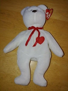 "VALENTINO" ORIG. TY BEANIE BABY FEB.14, 1994-EXC. W/TAG-PVC PELLETS-TAG ERRORS - Picture 1 of 5