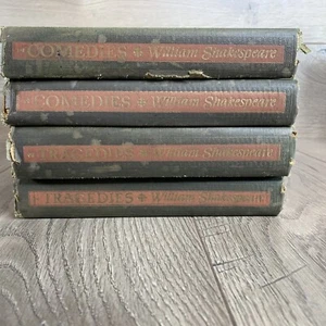 The Comedies And Tragedies (Vol 1 & 2) Set 1944 Hardcover William Shakespeare - Picture 1 of 24
