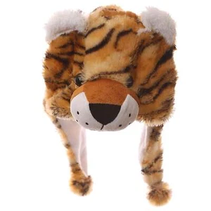 Sombreros de personaje Wild Woolies - súper felpa y suaves (TIGRE) - Imagen 1 de 6